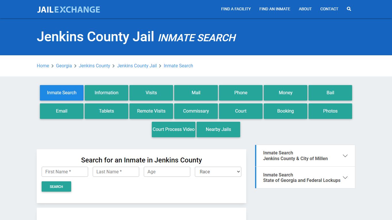 Jenkins County Jail, GA Inmate Search: Roster & Mugshots