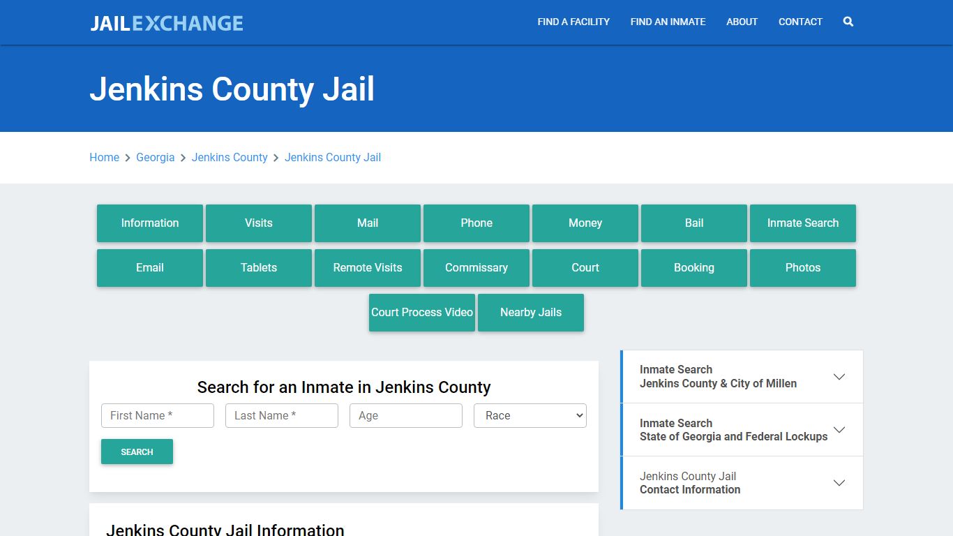 Jenkins County Jail Roster Lookup, GA, Inmate Search